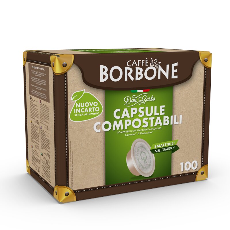Don Carlo – oro Compostabile -Kompatibel Lavazza A Modo Mio (Caffè Borbone)