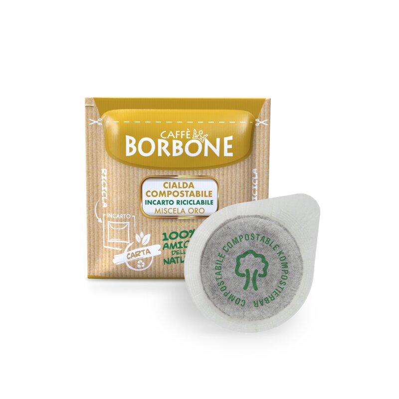 Oro (Gold) ESE Espressopads - 150 Pads (Cialde) - (Caffè Borbone)