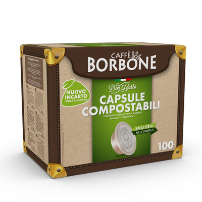 Don Carlo – oro Compostabile -Kompatibel Lavazza A Modo Mio (Caffè Borbone)
