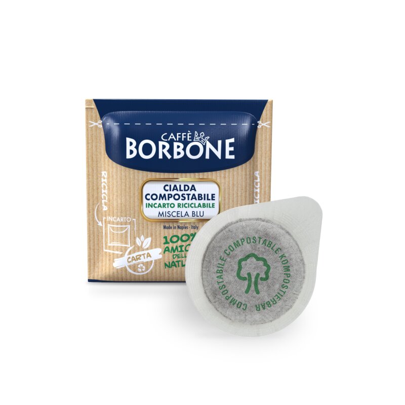 Blau (blu )ESE Espressopads - 150 Pads (Cialde) - (Caffè Borbone)
